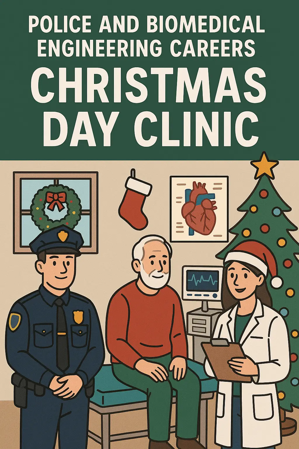 christmas day careers clinic highlight exploring police and biomedical engineering